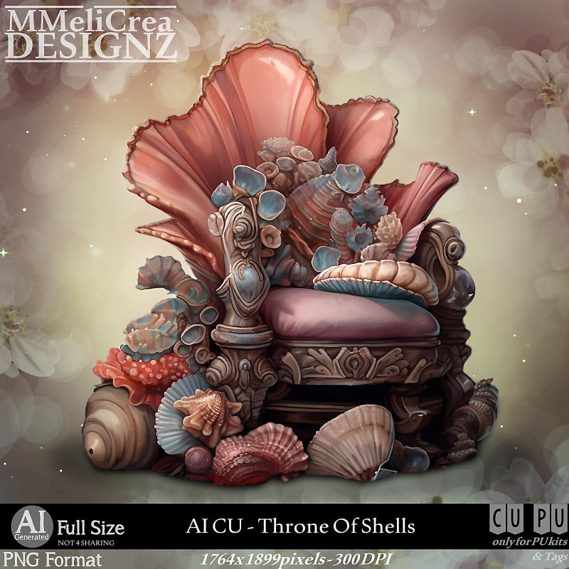 (image for) AI - CU Throne of shells (CU4PU/PNG)
